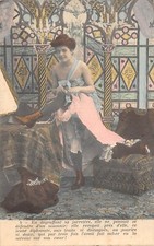 Cpa theme femme d'occasion  Claira