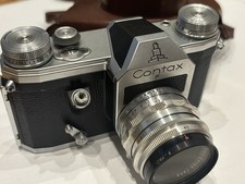 Contax F Carl Zeiss Jena 2 8/50. Lente Carl Zeiss. Estojo de couro marrom com alça! comprar usado Contax F Carl Zeiss Jena 2 8/50. Lente Carl Zeiss. Estojo de couro marrom com alça! comprar usado  Enviando para Brazil