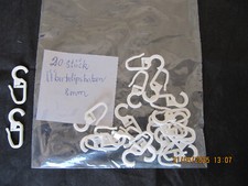 Gardinenhaken weiß öse gebraucht kaufen  Bammental