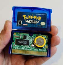 Pokemon Sapphire NTSC EUA Nintendo Game Boy Advance Nova Bateria GBA NDS comprar usado Pokemon Sapphire NTSC EUA Nintendo Game Boy Advance Nova Bateria GBA NDS comprar usado  Enviando para Brazil