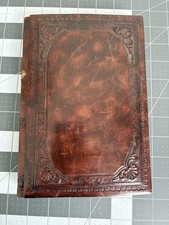 Wine Cellar Book Wine Tasting Notes Genuine Leather Cover Made in Italy comprar usado  Enviando para Brazil