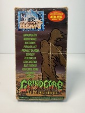 Grindcore - 85 Minutes of Brutal Heavy Metal (VHS 1991) Godflesh Napalm Death + comprar usado  Enviando para Brazil