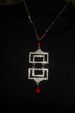 Vtg necklace silver for sale  Allenwood