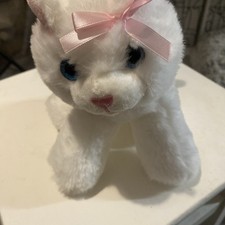 White cat plush for sale  HARLOW