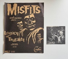 Misfits Original Fiend Club Starliner + Legacy of Brutality ad Samhain Danzig comprar usado  Enviando para Brazil