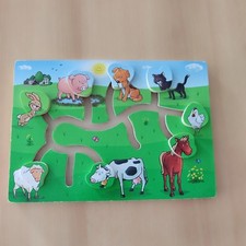 Motorikpuzzle puzzle holz gebraucht kaufen  Trochtelfingen