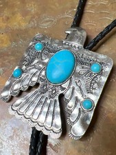 THUNDERBIRD NATIVO DO SUDOESTE BOLO TIE WESTERN rodeio presente de casamento verão t-bird comprar usado  Enviando para Brazil
