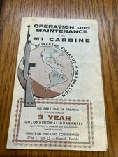 Operation and maintenance of the M1 carbine by Universal firearms corporation comprar usado  Enviando para Brazil