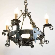 Wrought iron lantern d'occasion  Expédié en Belgium