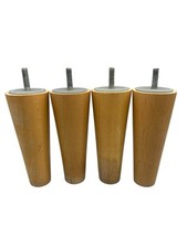 Conjunto de 4 pernas para móveis de madeira natural 5,5" sofá-cadeira cônica comprar usado  Enviando para Brazil