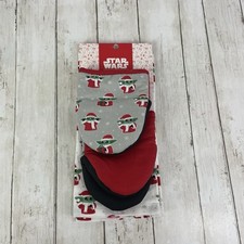 Natal Star Wars Mandalorian Baby Yoda Cozinha 2 Mini Luvas de Forno e Toalha -Novo comprar usado  Enviando para Brazil