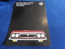 Catalogue depliant lancia d'occasion  Saint-Cyr-sur-Mer