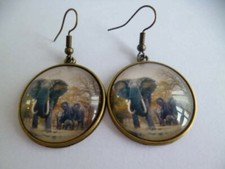 Boucles oreilles bronze d'occasion  Fécamp