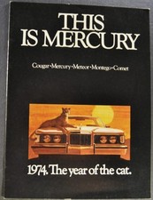 1974 mercury brochure for sale  Olympia