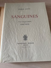 Sanguines pierre louys d'occasion  Chelles