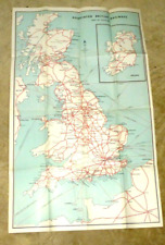 Vintage map british for sale  Oakland