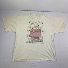 Usado, Camiseta Vintage Snoopy Adulto GG Amarela Muitos Amigos Fofa Divertida Anos 90 comprar usado  Enviando para Brazil