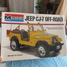 VINTAGE 1978 MONOGRAMA MODELO 1/24 JEEP CJ-7 OFF-ROAD #2231 LACRADO FECHADO comprar usado  Enviando para Brazil