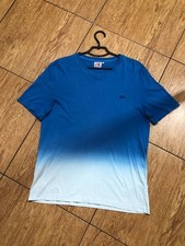Camiseta masculina listrada azul manga curta Lacoste Live tamanho 4 veja as medidas Y2K comprar usado  Enviando para Brazil