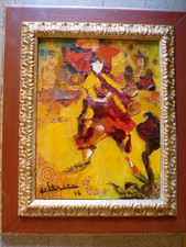 Tableau huile toile d'occasion  Toulon-