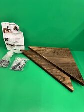 Dark oak wooden for sale  CHESTERFIELD