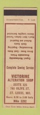 Matchbook cover victorine for sale  USA