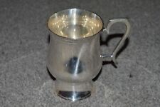 Silver plated tankard for sale  THURSO