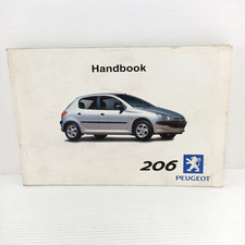 Peugeot 206 handbook for sale  DEESIDE