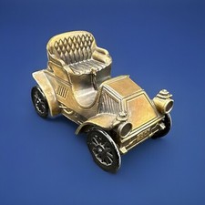 Union NATIONAL BANK COFRINHO DE CARRO ANTIGO DE BRONZE Union Old Car Bank, usado comprar usado  Enviando para Brazil