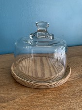Vintage glass cheese for sale  SIDCUP