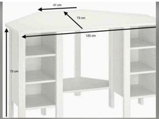 Scrivania angolare ikea usato  Vimodrone