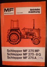 Massey Ferguson Schlepper MF 275 Bedienungsanleitung comprar usado  Enviando para Brazil