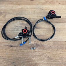Pinças de freio a disco hidráulicas preto/vermelho Rotor de montagem plana/Magura 315g comprar usado  Enviando para Brazil