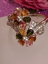 Multi coloured gemstone for sale  LEICESTER
