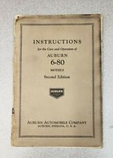 1929 auburn instruction for sale  Alda