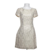 Cocomore, sukienka koktajlowa, rozmiar: 40, beżowa/złota, poliester, damska #cEF na sprzedaż Cocomore, sukienka koktajlowa, rozmiar: 40, beżowa/złota, poliester, damska #cEF na sprzedaż  PL