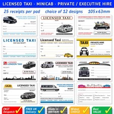 Blank receipts taxi for sale  LEICESTER