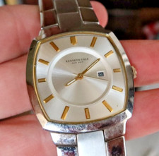 RARO Relógio de Pulso Masculino Vintage Kenneth Cole Data Nova York KC3437 Quadrado NR comprar usado  Enviando para Brazil