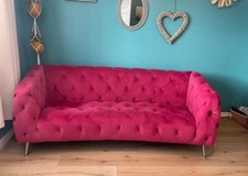 Sofology pink sofa for sale  LIVERPOOL