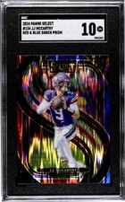 2024 Select Premier Level J.J. McCarthy #134 Red Blue Shock Prizm RC SGC 10 💎 comprar usado  Enviando para Brazil