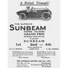 Sunbeam motor vintage d'occasion  Expédié en Belgium