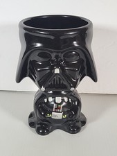 Caneca Star Wars Darth Vader xícara café chá 3D cerâmica preta 2012 galeria rara 6", usado comprar usado  Enviando para Brazil