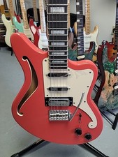 Usado, Guitarra D'Angelico Premier Bedford SH LE com tremolo Fiesta vermelha comprar usado  Enviando para Brazil