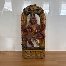Holzstatue java hinduismus gebraucht kaufen  Brieselang