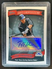 2010 Topps Troy Tulowitzki Peak Performance Auto #PPA-TT Rockies comprar usado  Enviando para Brazil
