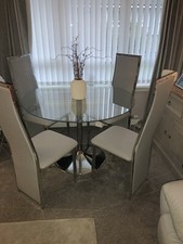 Circular glass dining for sale  IRVINE