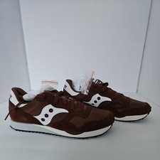 Tênis Saucony DXN Trainer Masculino Marrom Camurça Estilo de Vida Sapatos 9 não para revenda comprar usado  Enviando para Brazil