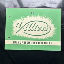Villiers engine brochure for sale  PLYMOUTH