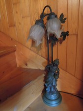 Lampe résine tulipes d'occasion  Écos