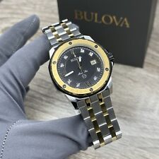 NOVO✅MARCADORES DE DIAMANTE✅ Bulova Marine Star relógio masculino de dois tons 44mm 98D175 $625 comprar usado  Enviando para Brazil